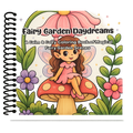 Fairy Garden Daydreams Coloring Book | Little Squares Collection | 5×5 Spiral-Bound