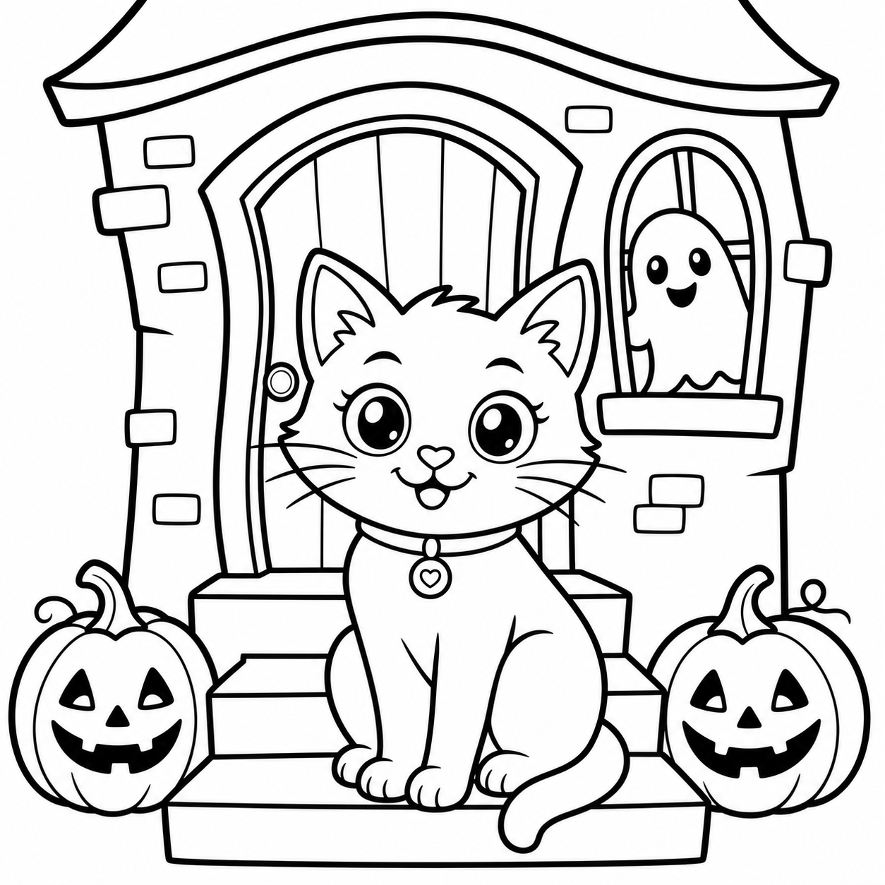 A Sprinkle of Spooky Coloring Book | Little Squares Collection | 5×5 Spiral-Bound