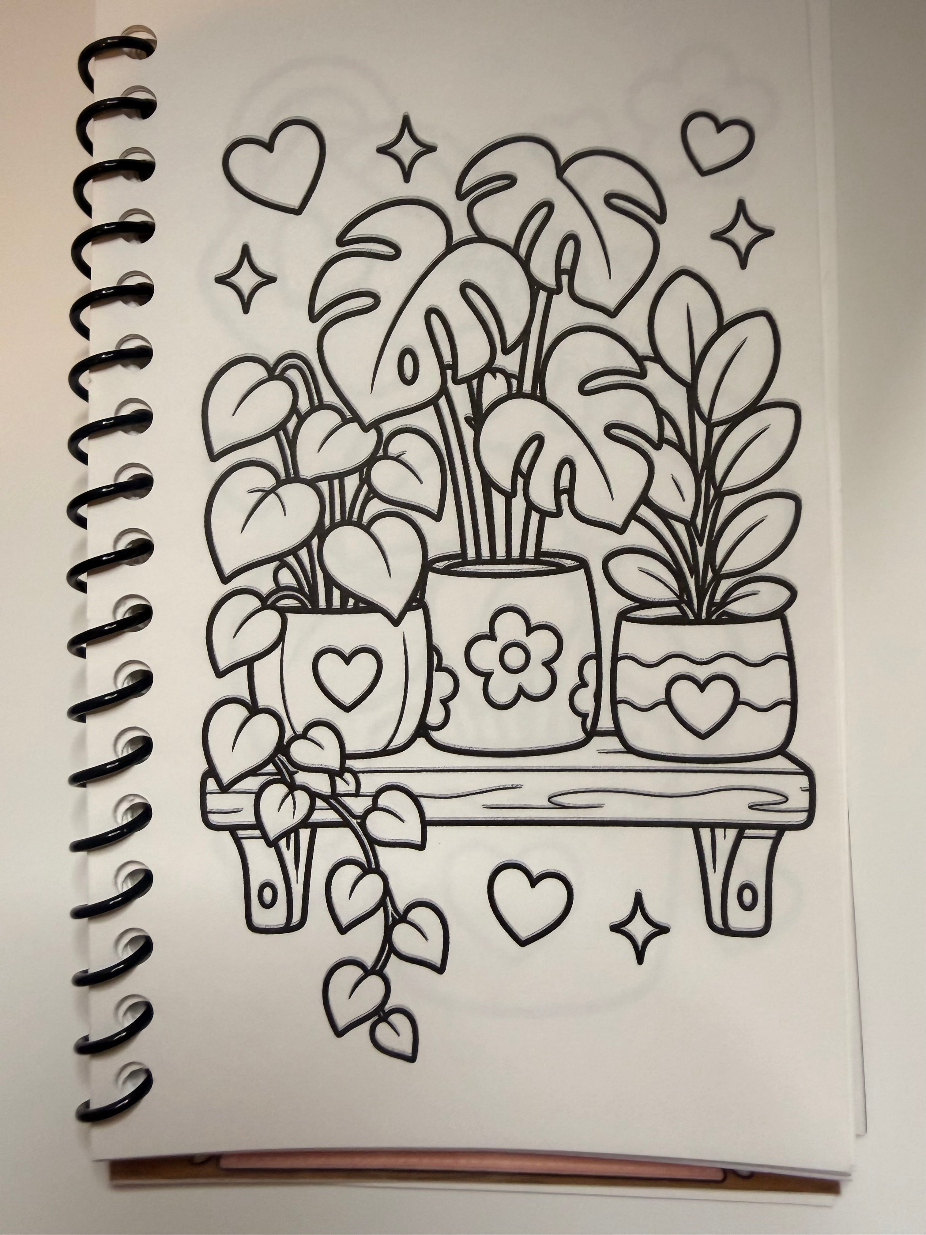 Plant Therapy Mini Coloring Book 🌿💚