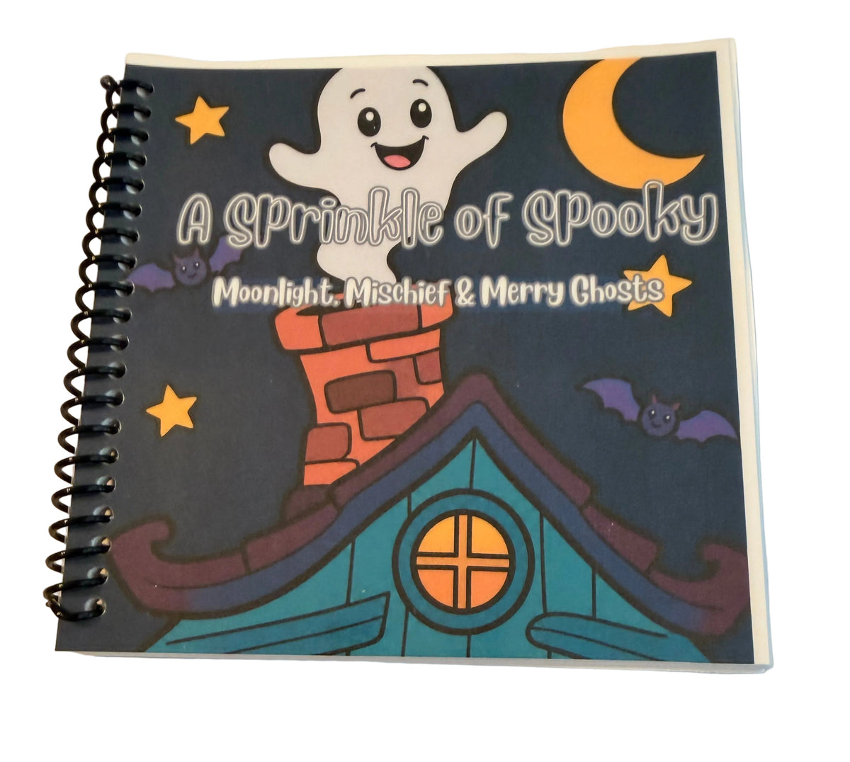 A Sprinkle of Spooky Coloring Book | Little Squares Collection | 5×5 Spiral-Bound