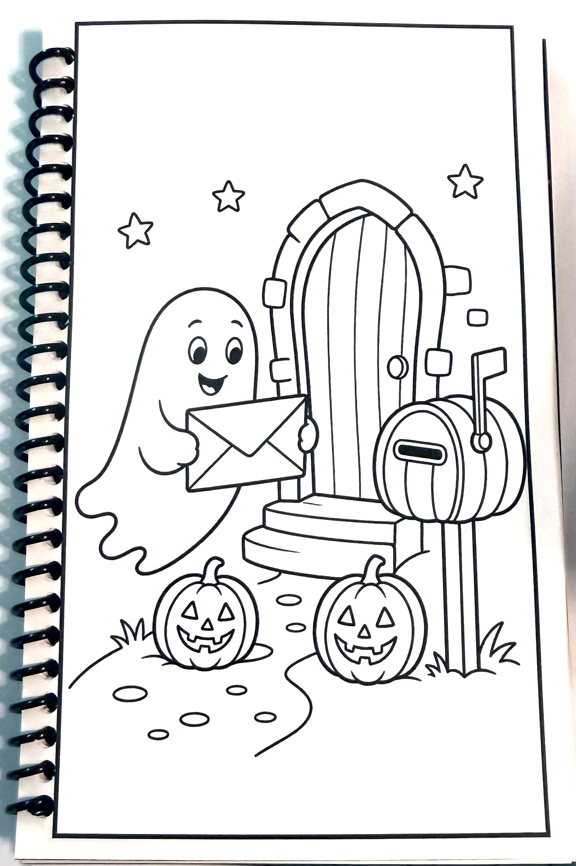 A Sprinkle of Spooky | Pocket-Size 4×6 Mini Coloring Book