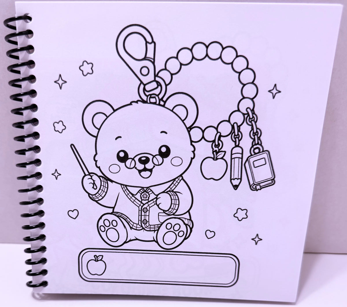 Keychain Cuties Coloring Book – Volume 2 | Little Squares Collection | 5 x 5 Coloring Book