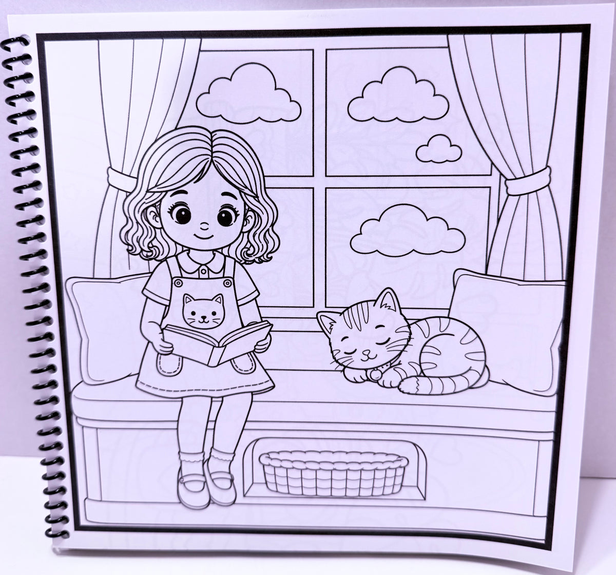 Simple Days with Mia & Mittens  A Coloring Book of Cuddles and Care