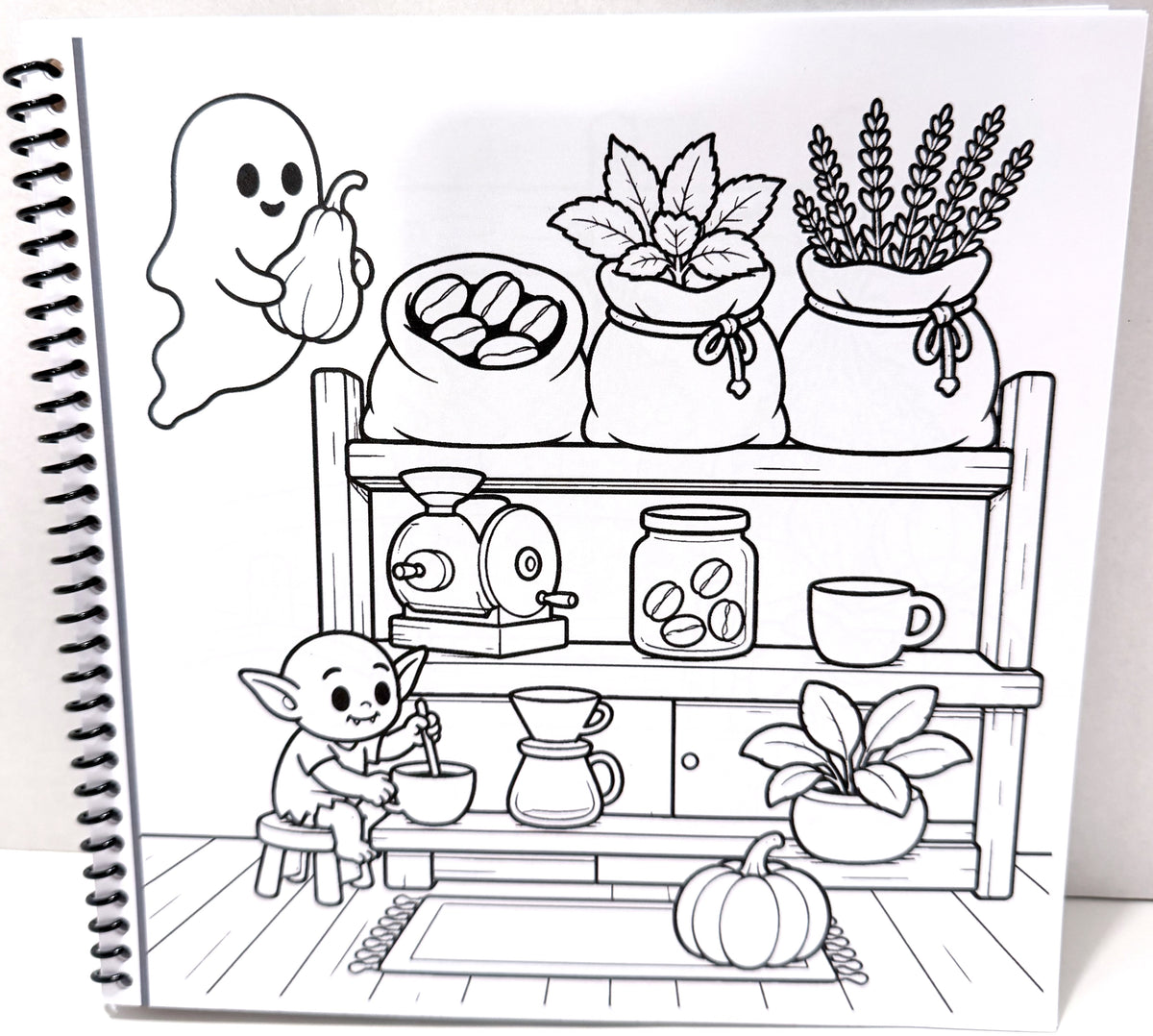 The Cozy Goblin Pantry – A Cozy Spooky Coloring Book