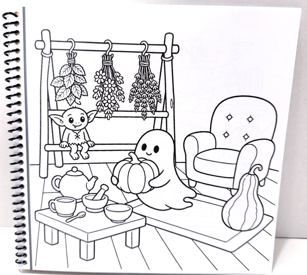 The Cozy Goblin Pantry – A Cozy Spooky Coloring Book