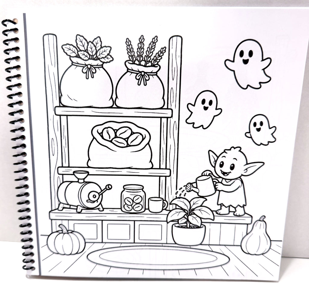The Cozy Goblin Pantry – A Cozy Spooky Coloring Book