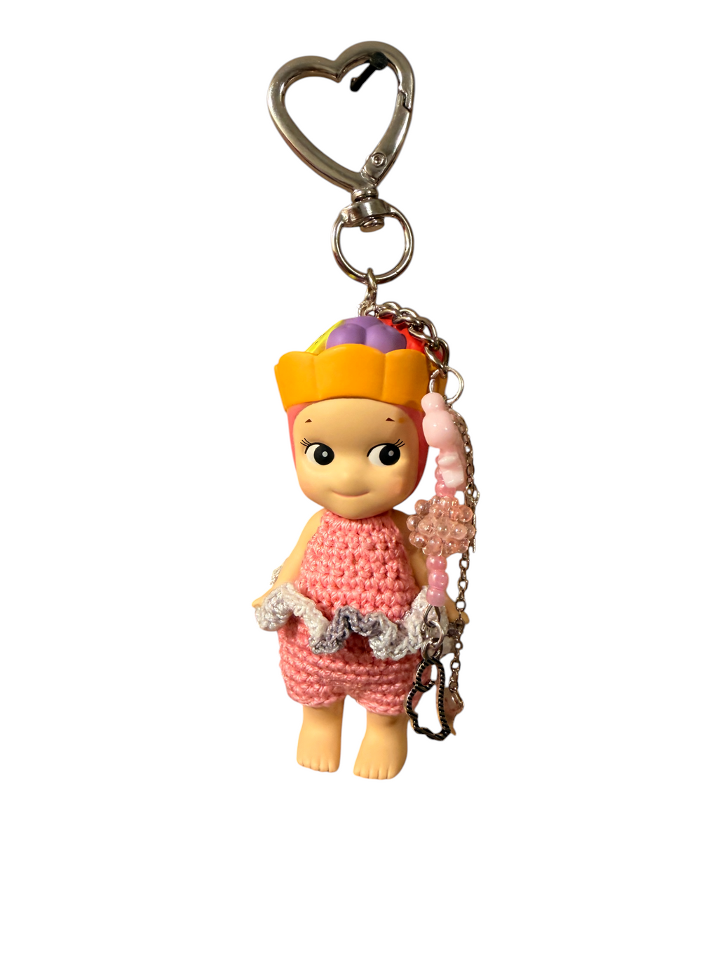 Authentic Sonny Angel – Handcrafted & Customized Keychain | Pink Petal
