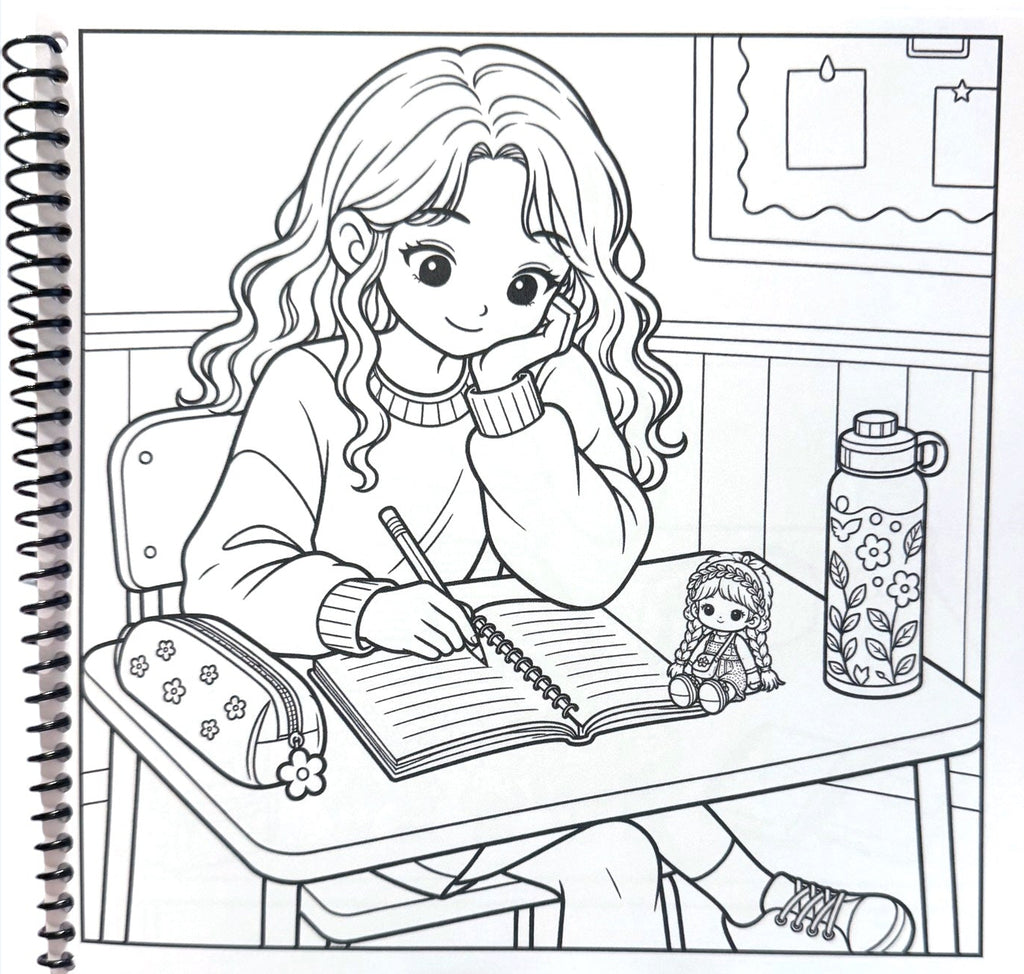 The Mystery Box Society: Hollow Friends Unboxed Coloring Book