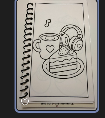 Girl Therapy Minis: Cozy Headphone Days Coloring Book