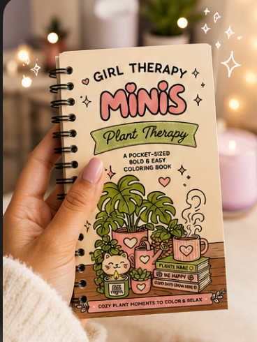 Plant Therapy Mini Coloring Book 🌿💚