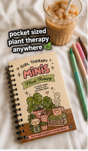 Plant Therapy Mini Coloring Book 🌿💚