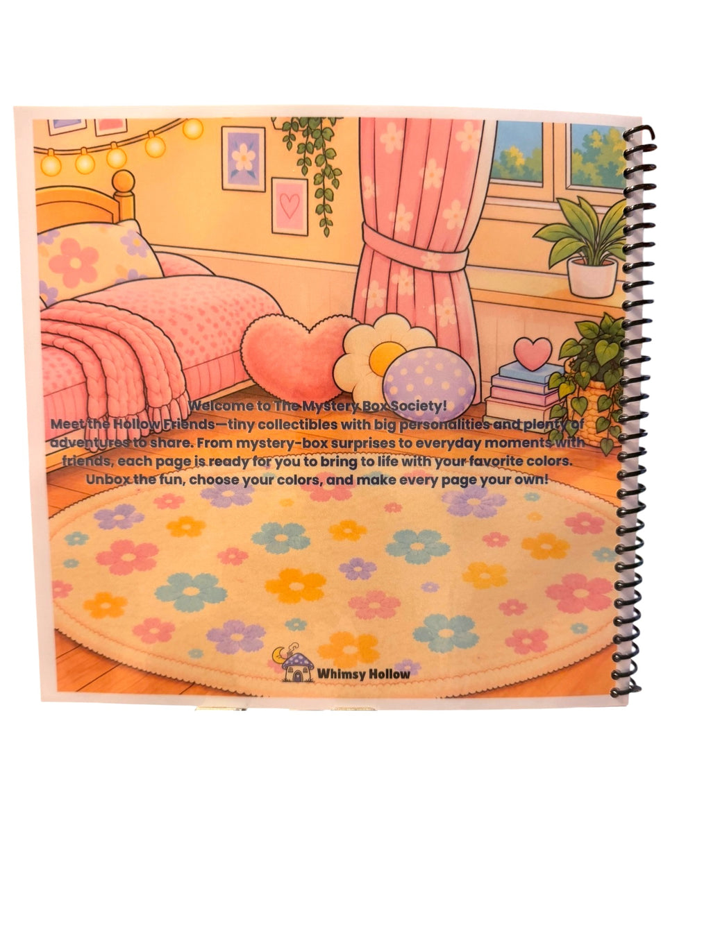 The Mystery Box Society: Hollow Friends Unboxed Coloring Book