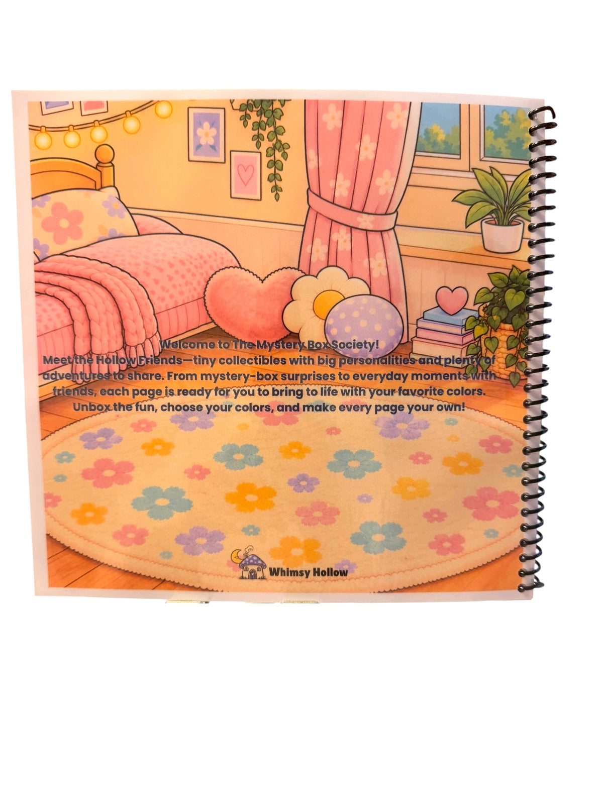 The Mystery Box Society: Hollow Friends Unboxed Coloring Book
