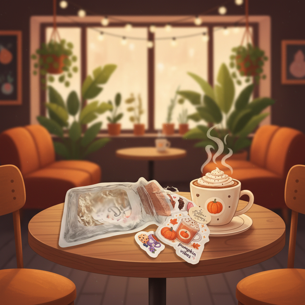 Coffee Therapy Sticker Jar