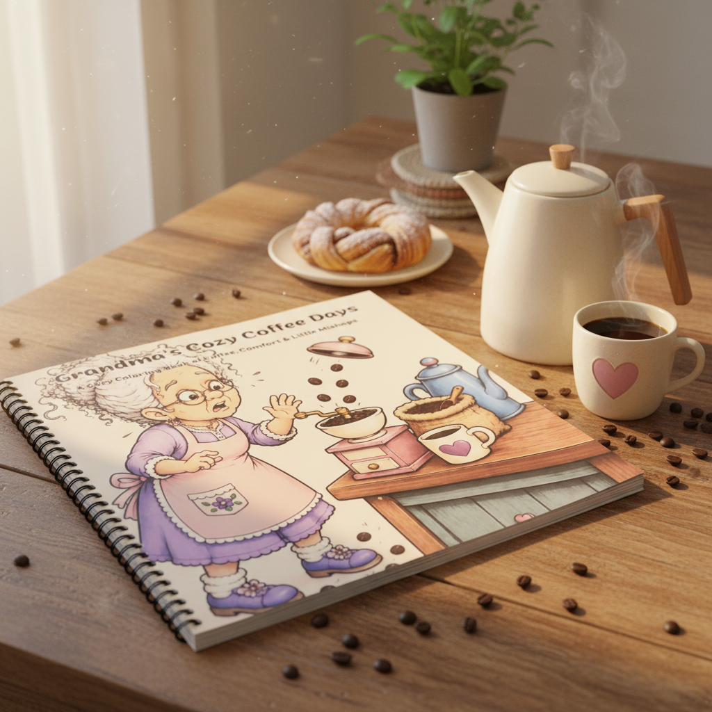 Grandma's Cozy Coffee Days Lifestyle Photo