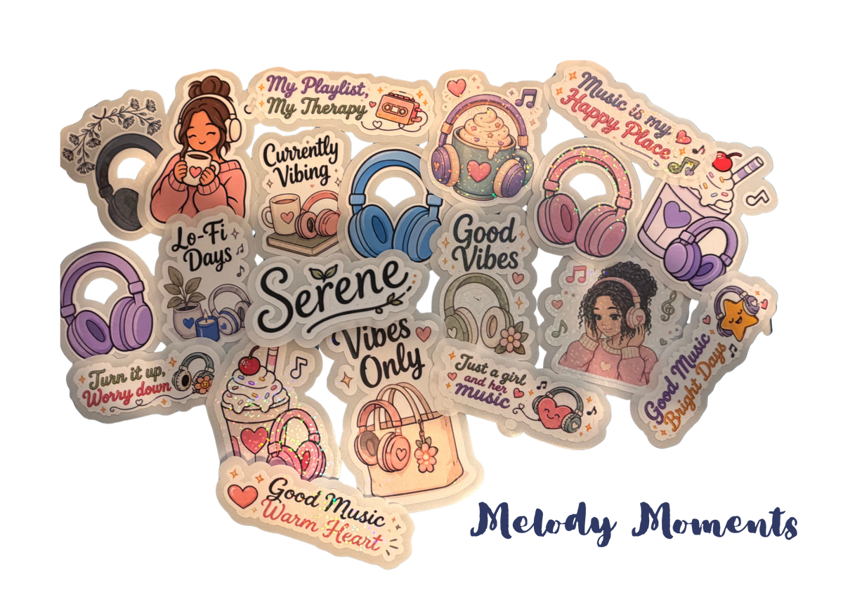 Melody & Moments Sticker Jar