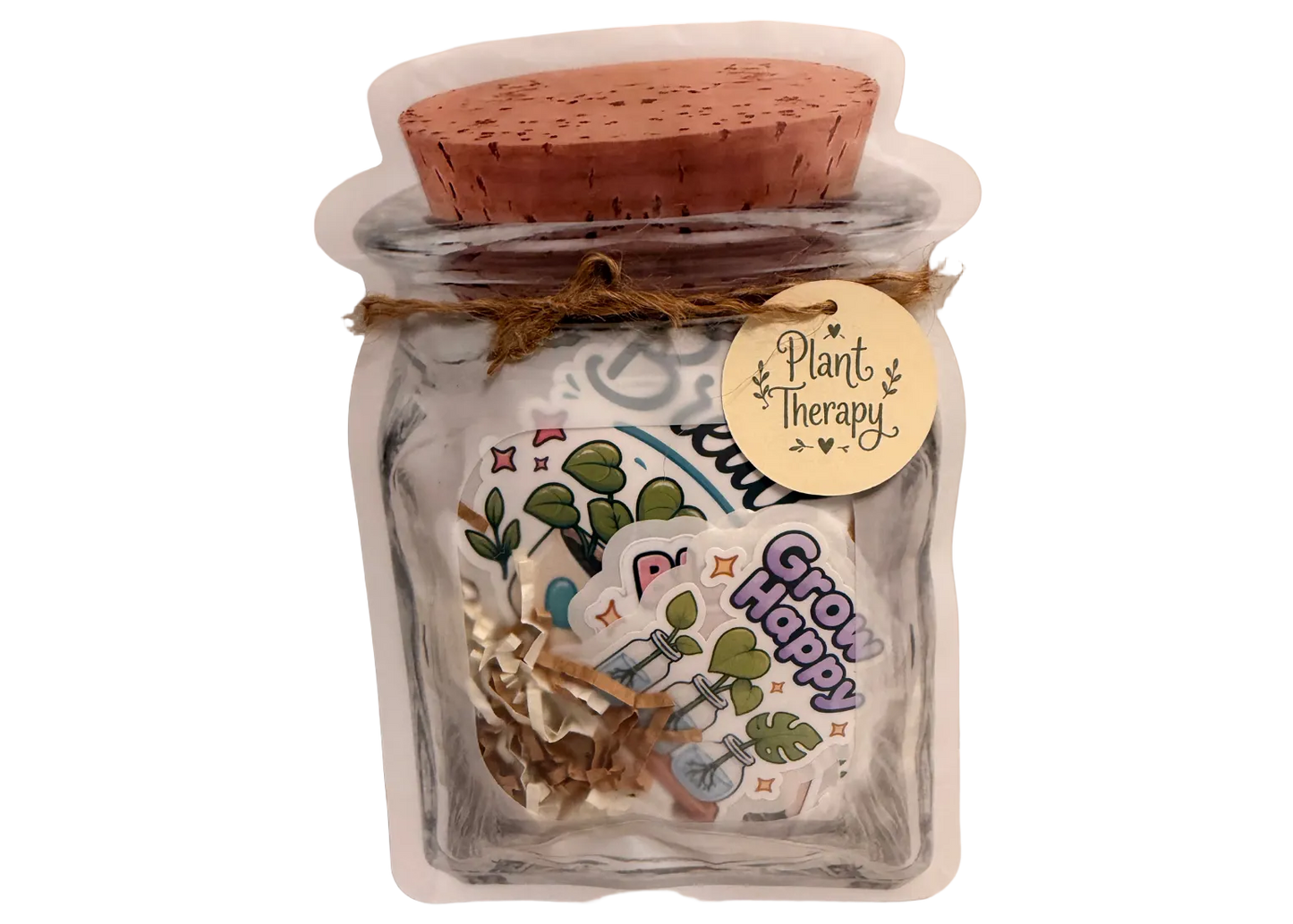 🌿 Plant Therapy Sticker Jar