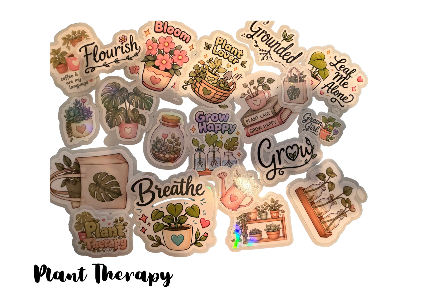 🌿 Plant Therapy Sticker Jar