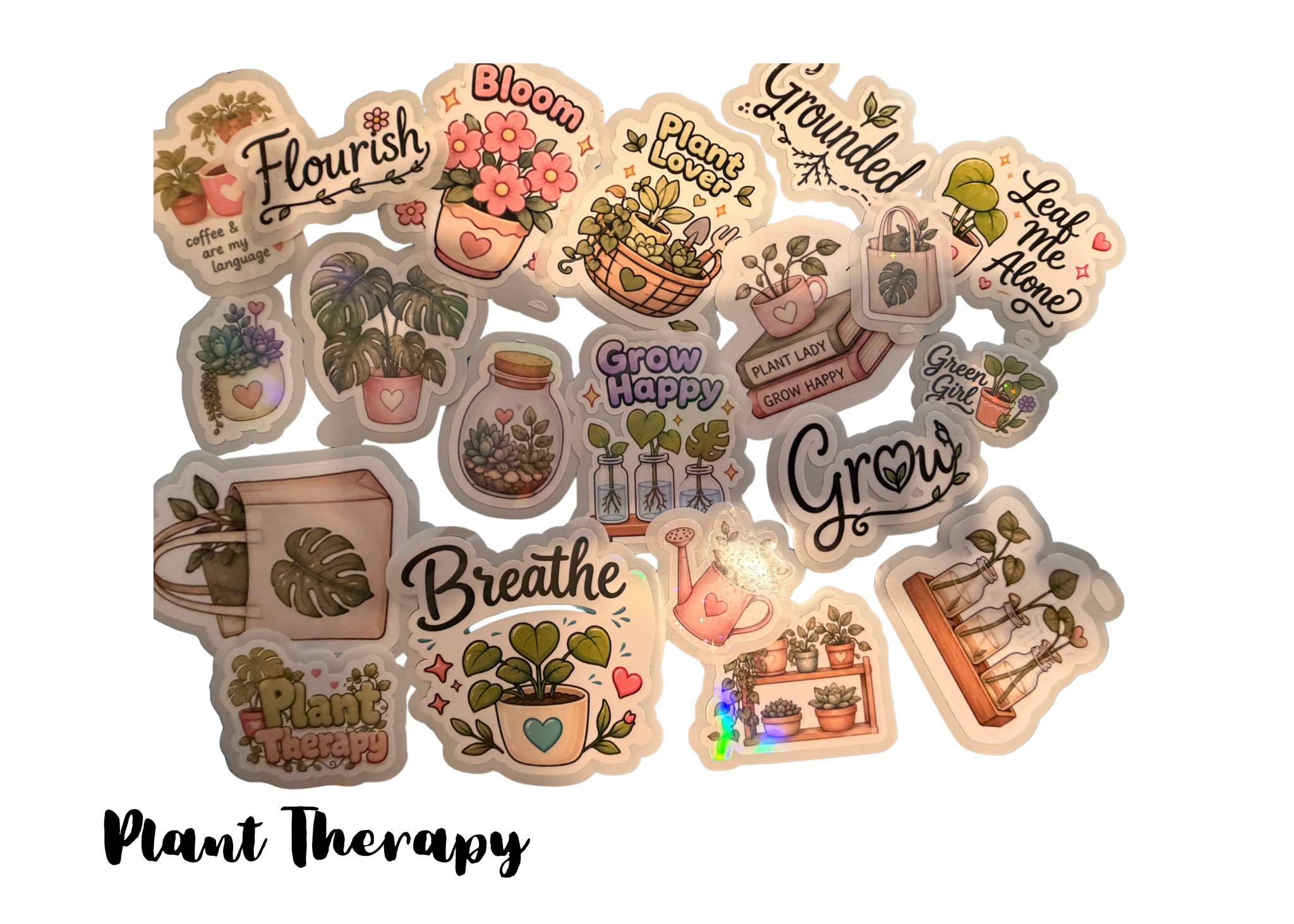 🌿 Plant Therapy Sticker Jar