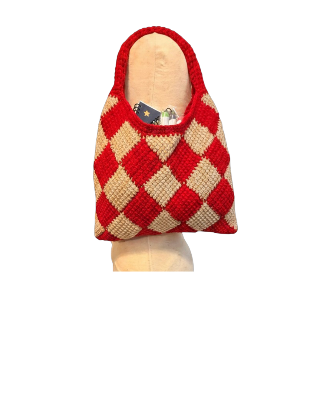 The Rowan Handcrafted Crochet Shoulder Bag