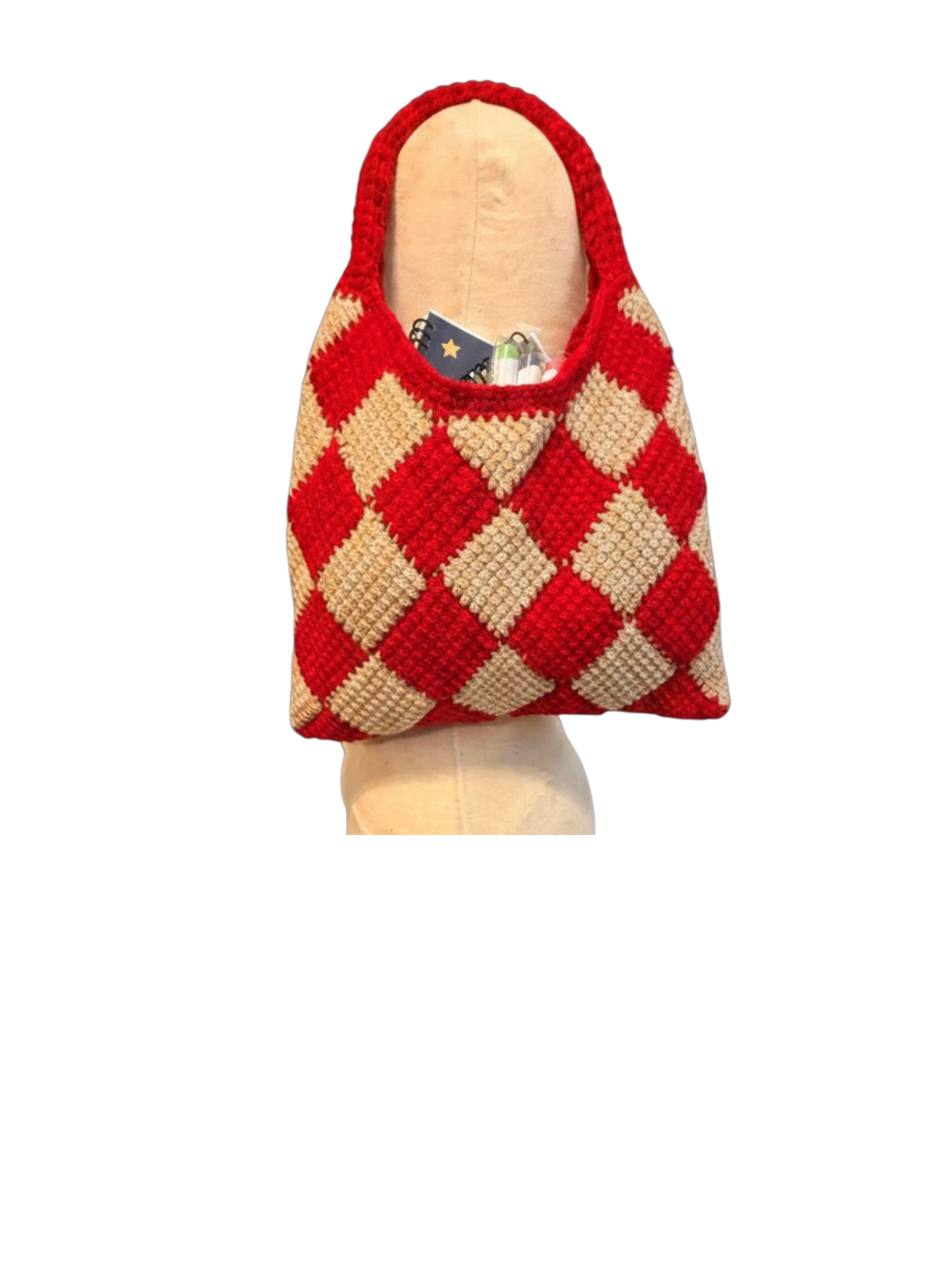 The Rowan Handcrafted Crochet Shoulder Bag