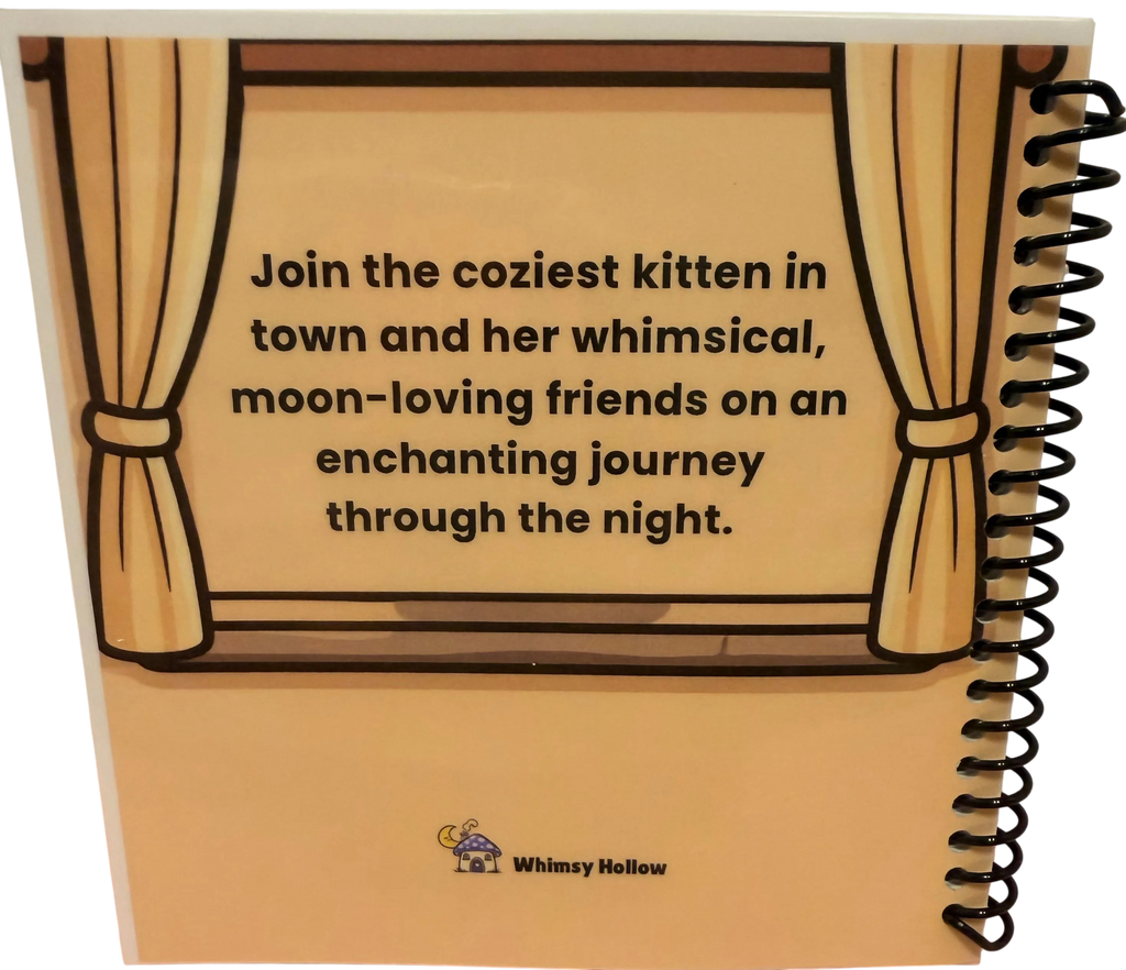 Whiskers After Midnight | Part of the Little Squares Coloring Book Collection